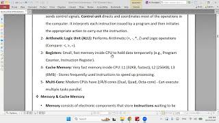 video lecture2 CS101  Computer Hardware