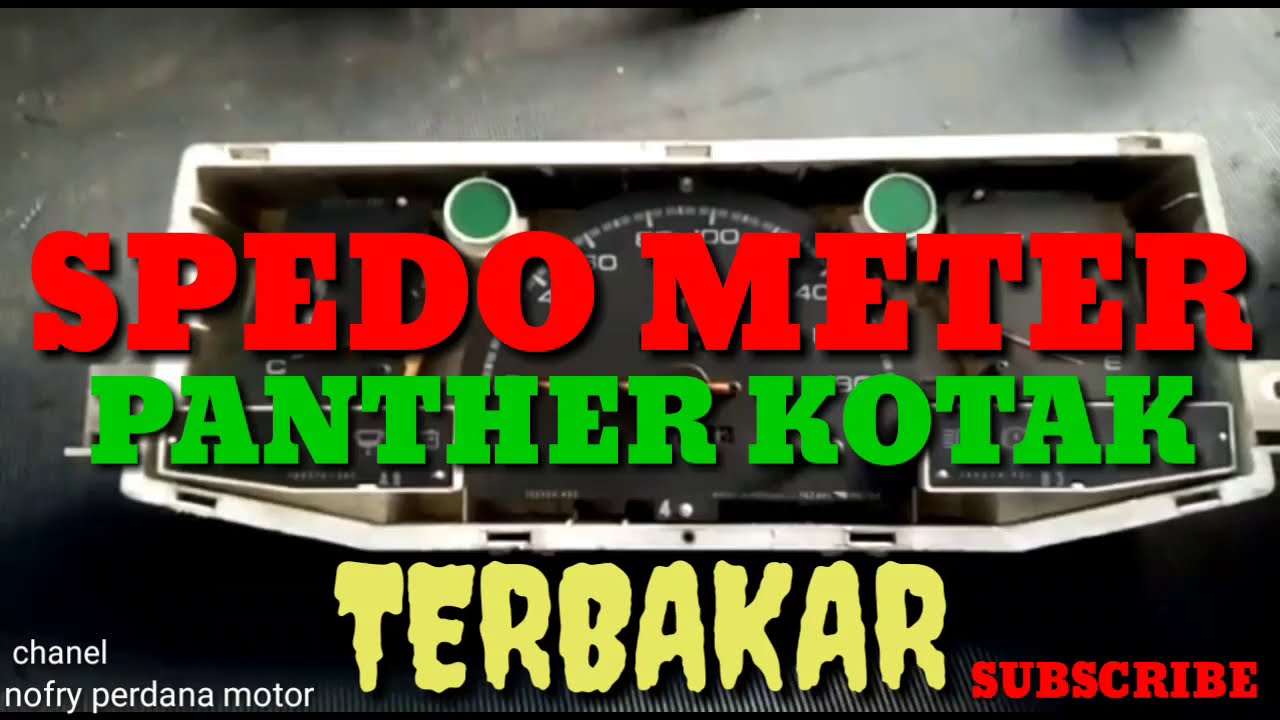 CARA MEMPERBAIKI SPEDO METER ISUZU PANTHER KONSLET TERBAKAR...😲😲 