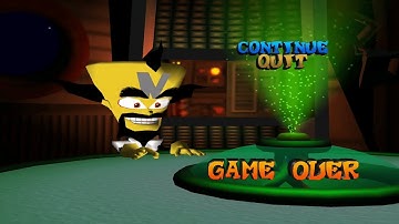 Crash Bandicoot: The Wrath of Cortex - Game Over (GameCube)