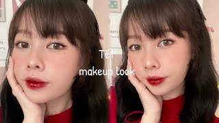 Trang điểm son đỏ dịp Tết với mỹ phẩm Nội Địa Trung, Hàn giá bình dân 🏮 Ny Nguyễn