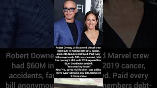 Robert Downey Jr Paid 60M In Secret -No One Knew