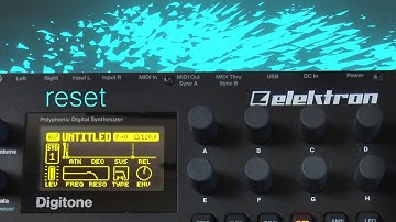 reset ... elektron digitone ambient