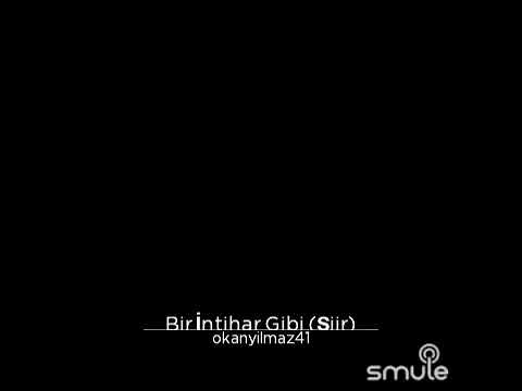 YUSUF HAYALOĞLU - İNTİHAR GİBİ ( ŞİİR )