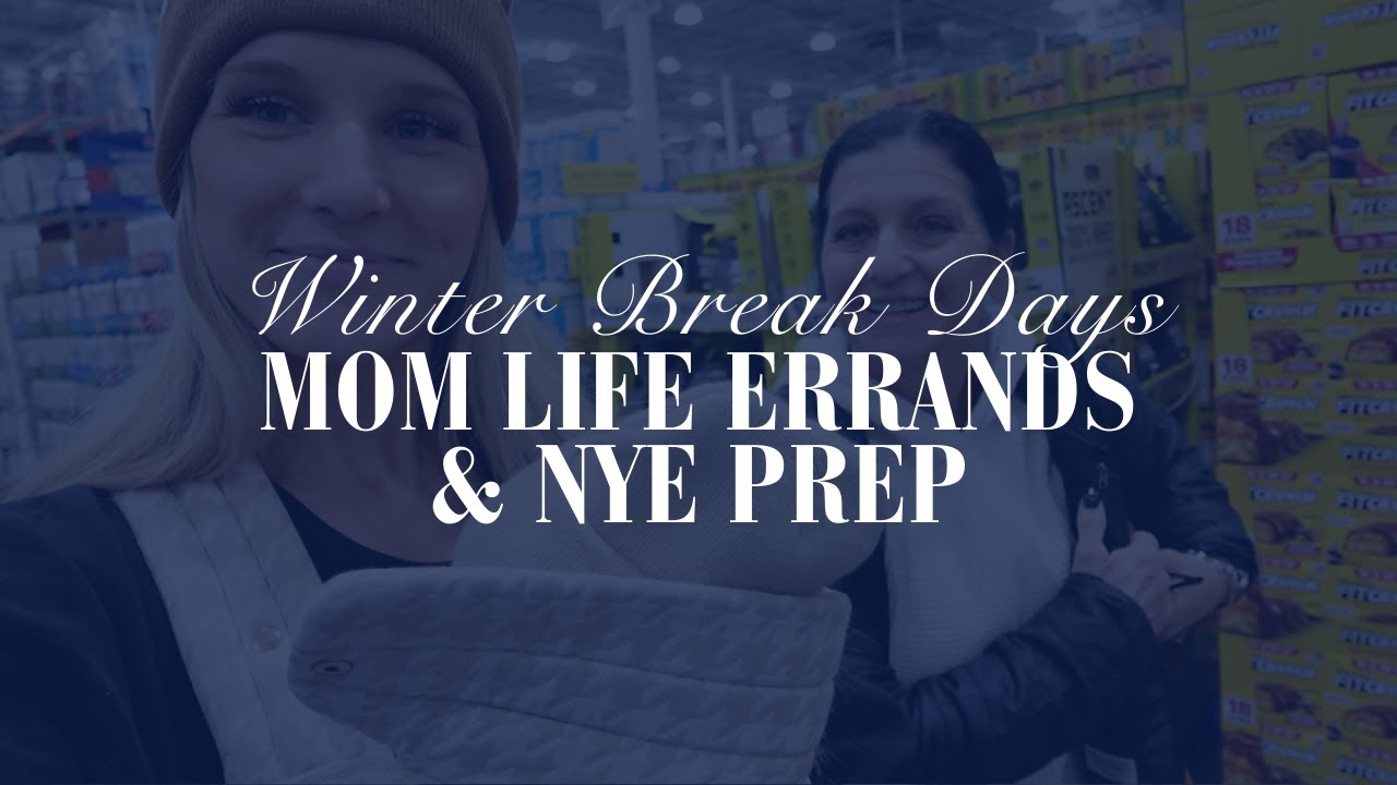 Winter Break Days ❄️ | Mom Life Errands, Costco Run, Target Finds & NYE Prep