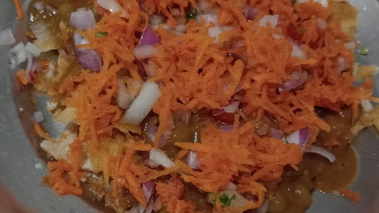 street style masala puri at home - YouTube