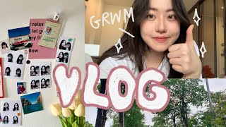 Weekly Vlog: GRWM, wall decorating, going to the park🌧🌳