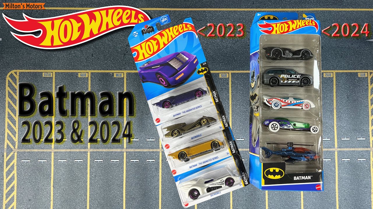 2023 Hot Wheels BATMAN 5 Pack 