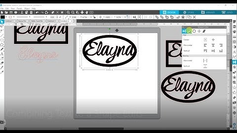 Welding Text to Shapes in Silhouette Studio