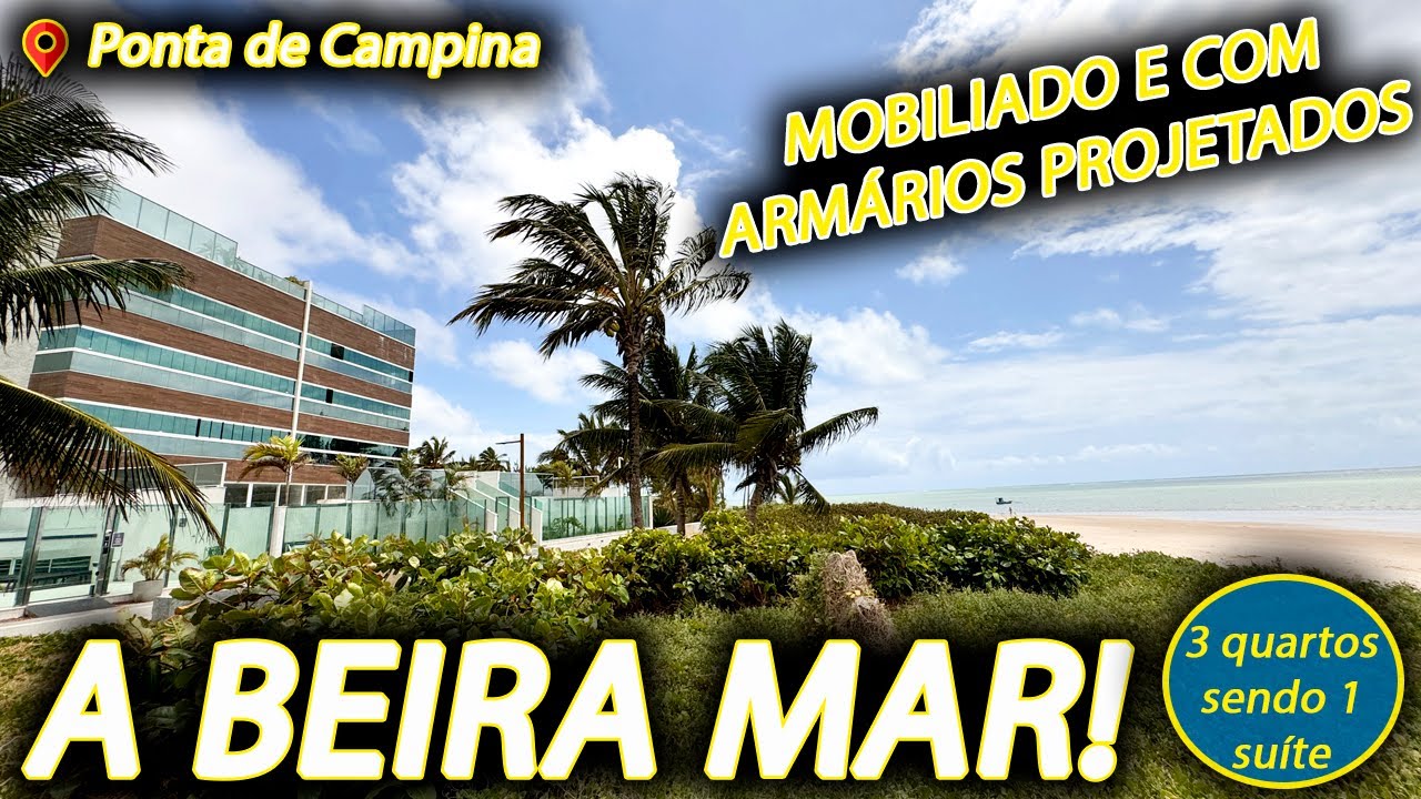 ❌INDISPONÍVEL❌PONTA DE CAMPINA - #joaopessoa #paraiba . Apartamento a beira mar, decorado, 3 qtos.