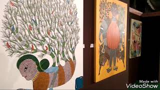 Jaldathe Exhibition On Gond Painting Dindori Patangarh Shaili