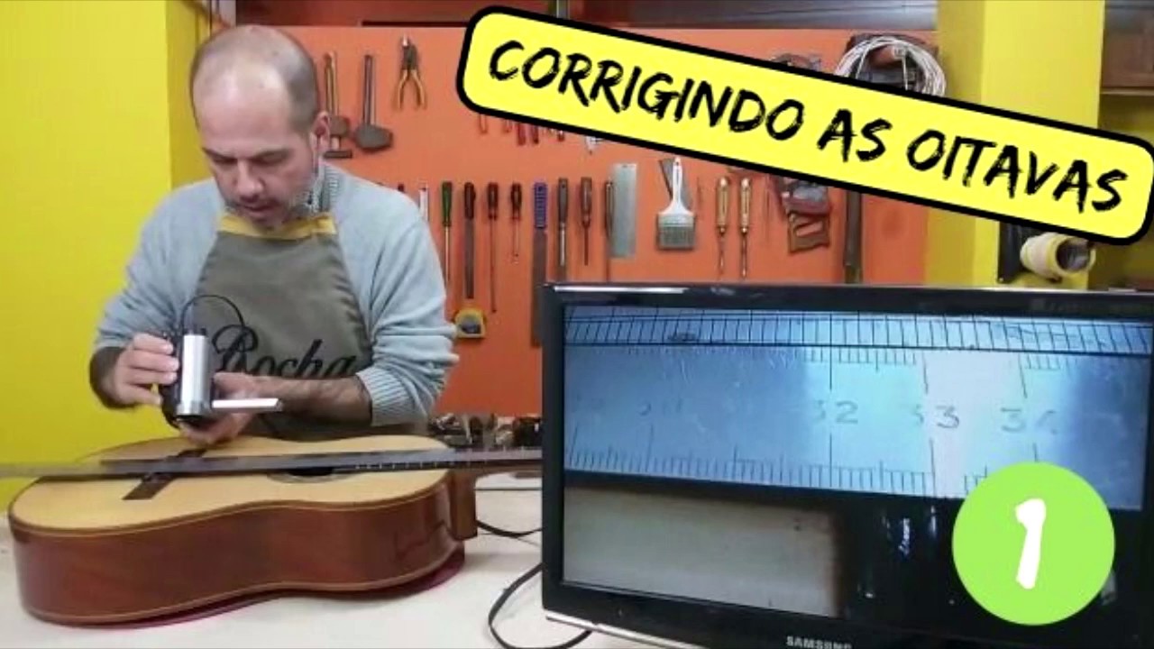 Como corrigir as oitavas de um violão de nylon - Parte 1