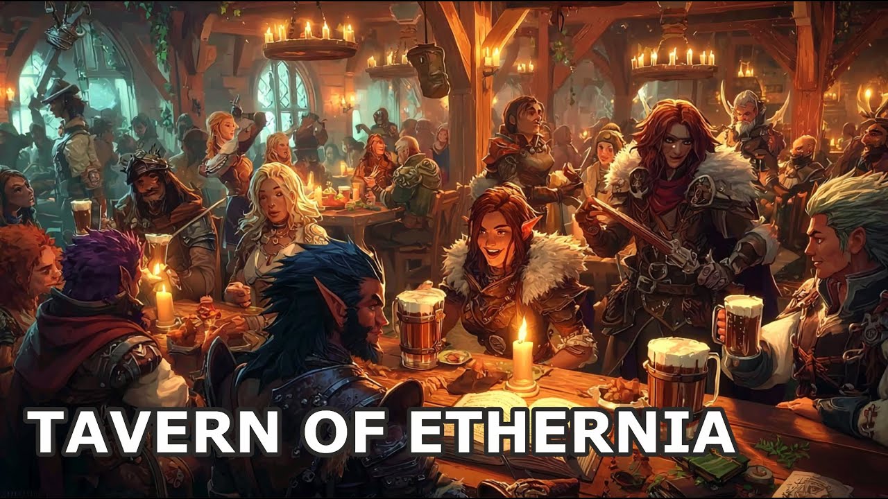 Step Inside the Tavern of Ethernia 🍺 A Fantasy Bard Song Where All Worlds Meet