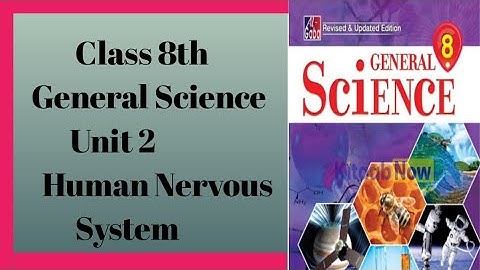 Class 8 General Science Chapter 2| Human Nervous System