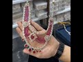 Mid length Necklace Zircon stone