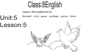 The Truthful Dove (1)||Class:8/(JSC)Eight English 1st Paper Unit 5 Lesson 5#ভাইয়ের পাঠশালা