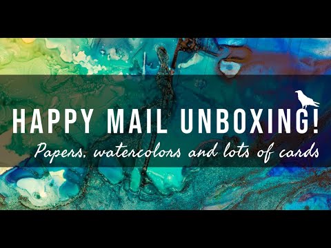 HAPPY MAIL | Papers, watercolors and lots of cards!