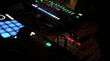 Jungle jam with Volca Bass, System-1, TR-8, TB-3, MX-1 and Maschine