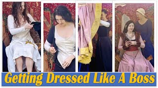  HOW MEDIEVAL PRINCESSES REALLY DRESSED! // GETTING DRESSED IN 15TH CENTURY FRANCE & BURGUNDY