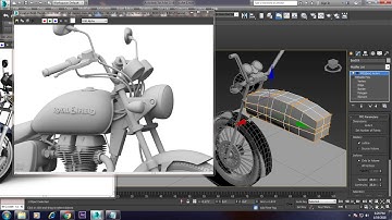 Tutorial on Modeling and texturing a bike in 3dsmax ( Part 4)