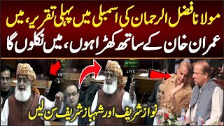 'Main Khan Ki Hamayat Karta Hun...' | Maulana Fazal ur Rehman First Shocking Speech in