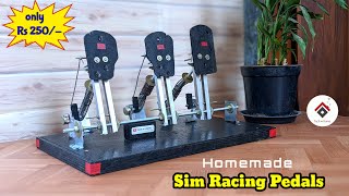DIY Sim Racing Pedals | Gaming Pedals for ets2[in ENGLISH] | Cheapest Analog pedals from Arduino