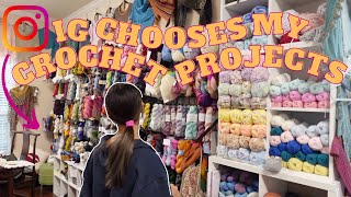 instagram chooses my next crochet projects! | crochet vlog
