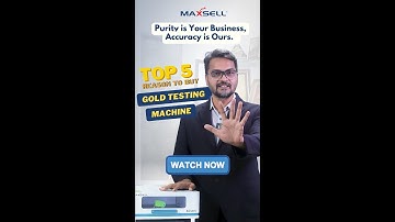 Which Gold Testing Machine is Best for Jewellery retailers in India? #aurum6 #xrfgoldtester