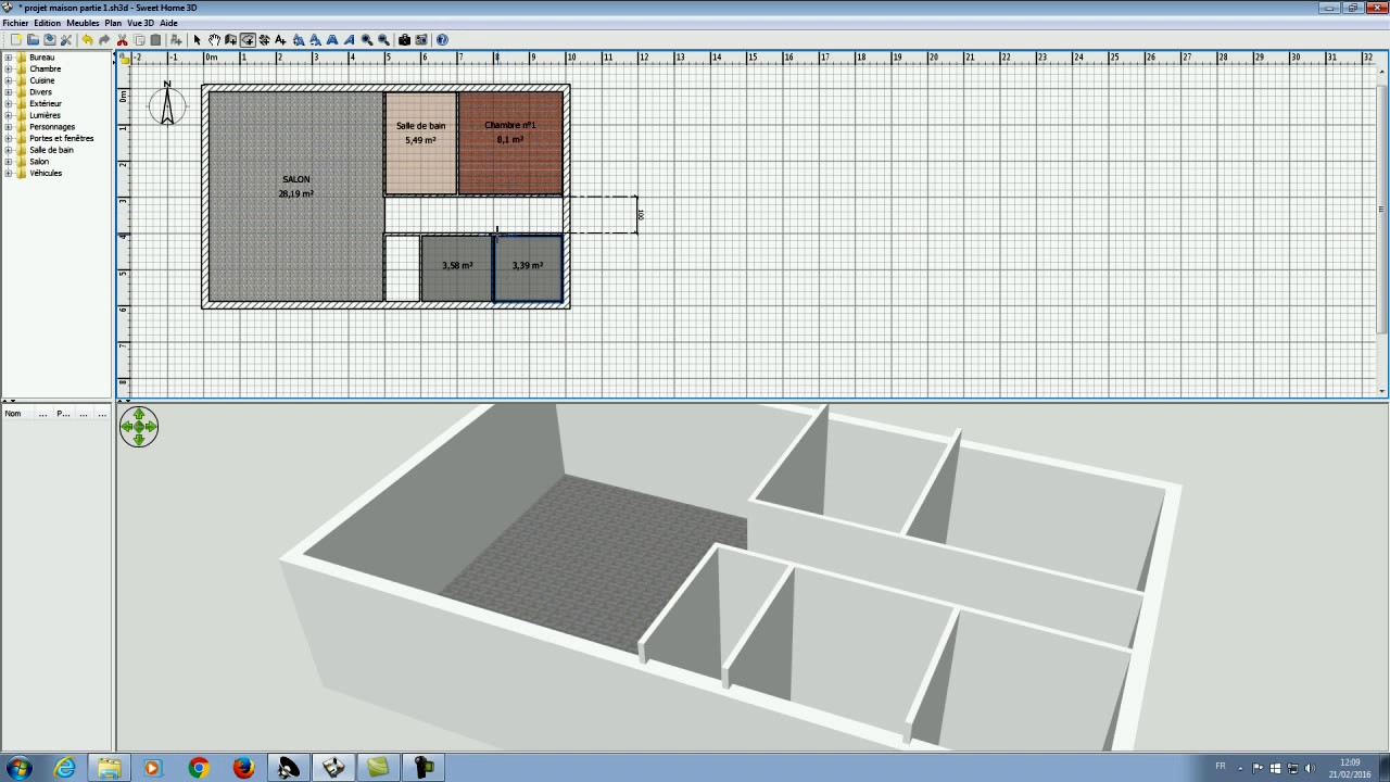Sweet Home 3D Modifying measures YouTube