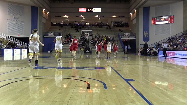 Sanford #30 Samantha Pollich with a great block, #...