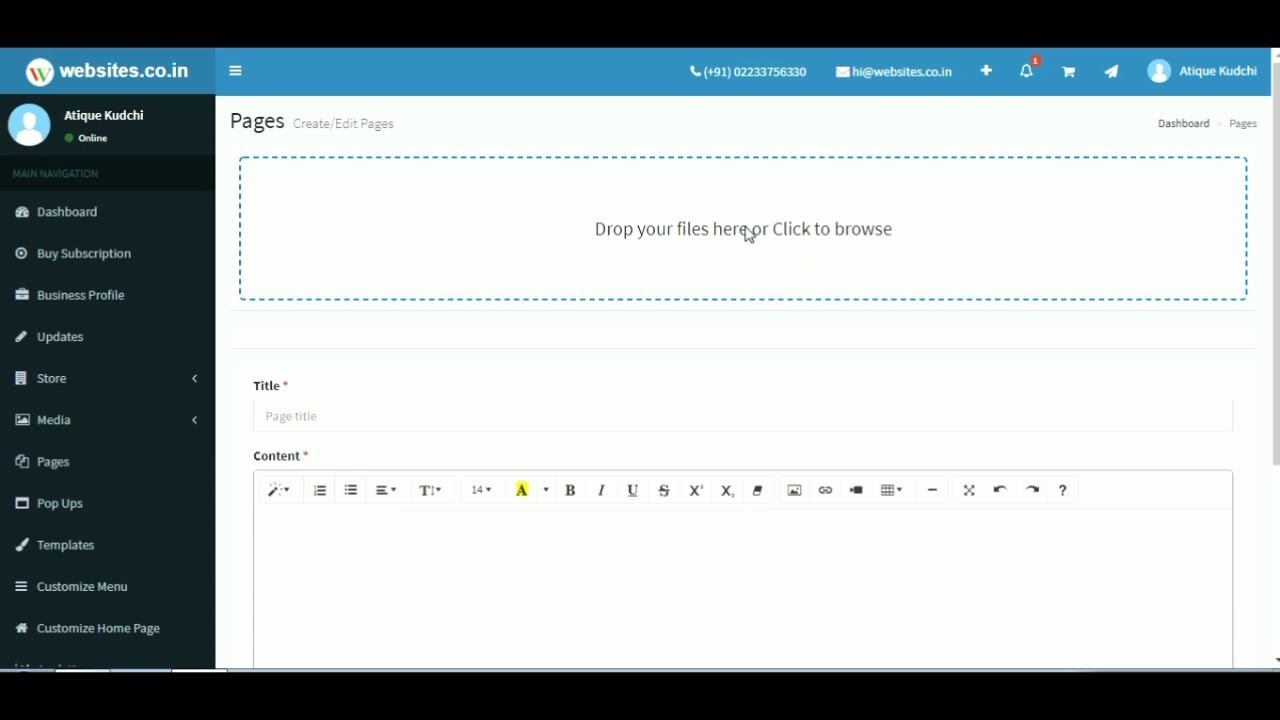 Websites co in How To Create Custom Pages English YouTube