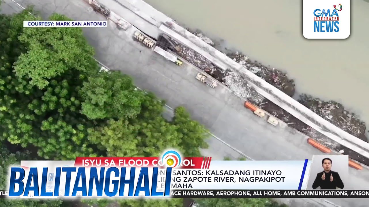 Las Piñas Rep. Anthony Santos - Kalsadang itinayo ng mga Villar sa gilid... | Balitanghali