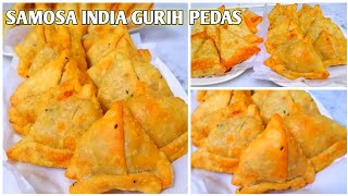 Cara Membuat Samosa India‼️ Isi Kentang Pedas, Gurih, (INDIAN SAMOSA RECIPES)