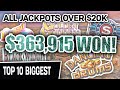 🏆 $20,000+ JACKPOTS? Here Are My 10 Best EVER! 😱 Why I Play ONLY High-Limit Slots