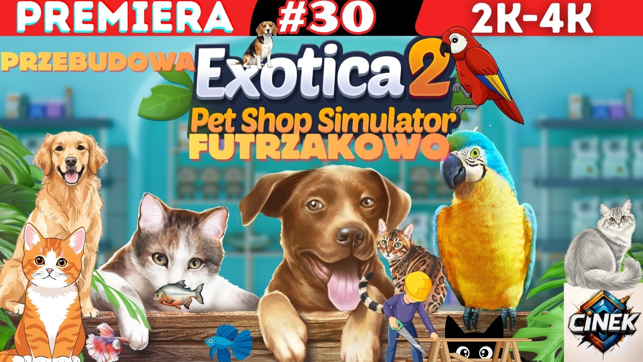 PRZEBUDOWA🎨EXOTICA 2 PET SHOP SIMULATOR#30 #gaming#gameplay#simulator#symulator