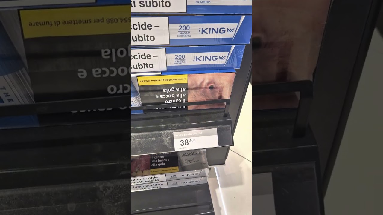 how much are cigarettes in milan airport Tobacco & Cigarette prices at Milan, Italy, November 2024