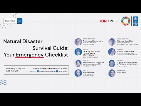 SDG Talks Natural Disaster Survival Guide: Your Emergency Checklist