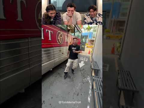 Funny Viral video reaction from Tom Holland and friends part 184 #funny #trolledit #tomholland #meme