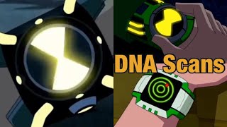 Ben 10 DNA Scans And Transformation