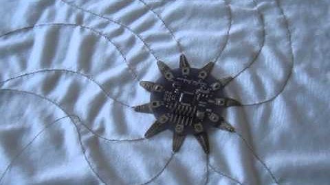 LilyPad Arduino SnapRing Demo Circuit