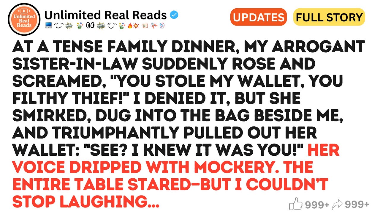 AT A TENSE FAMILY DINNER, MY ARROGANT SISTER-IN-LAW SUDDENLY ROSE AND SCREAMED…(Full Story)