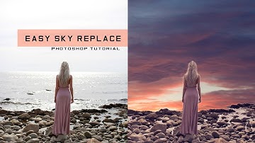 How to Easily and Quickly change Sky in Photoshop CC | Photoshop Tutorial |