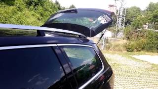 Passat B7 Open/close electric trunk from driver door.