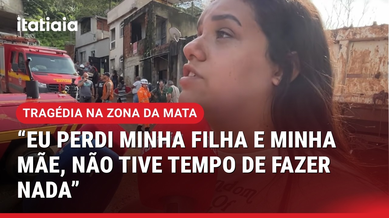 EMOCIONANTE: JOVEM DESABAFA APÓS PERDER MÃE E FILHA EM DESABAMENTO EM JUIZ DE FORA