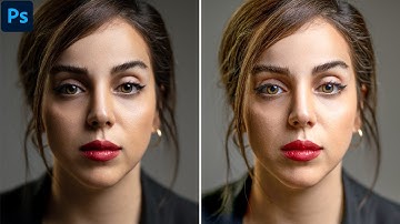 1 Minute Photoshop | Remove harsh Shadows