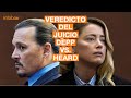 Así fue la reacción de Amber Heard cuando leyeron la sentencia