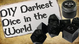 How to Make Your Own Dice Set | Pure Black Dice