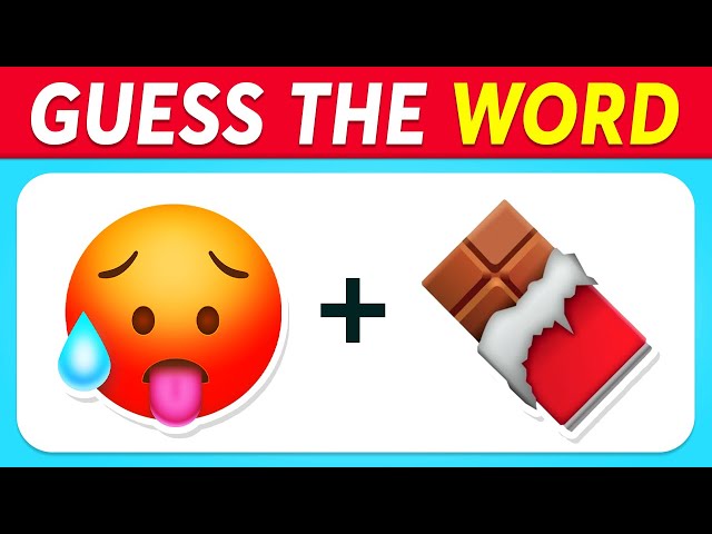 Guess the Word by Emoji | Emoji Quiz Challenge 2024 class=
