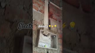 how to fitting 💯 electric pipe in wall or MCB box l #minivlog #funny #electrical #plumbingtime