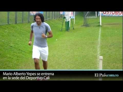 Mario Alberto Yepes se entrena con el Deportivo Cali