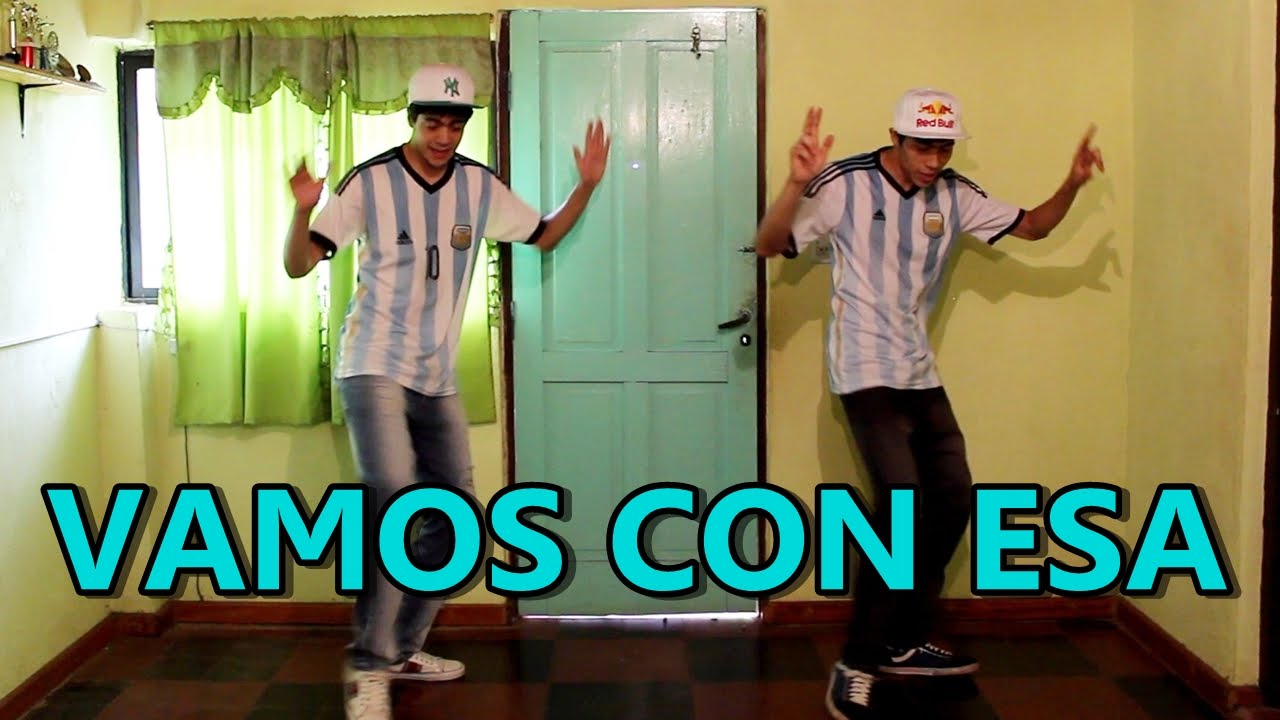 Jorge y Nacho bailando VAMOS CON ESA